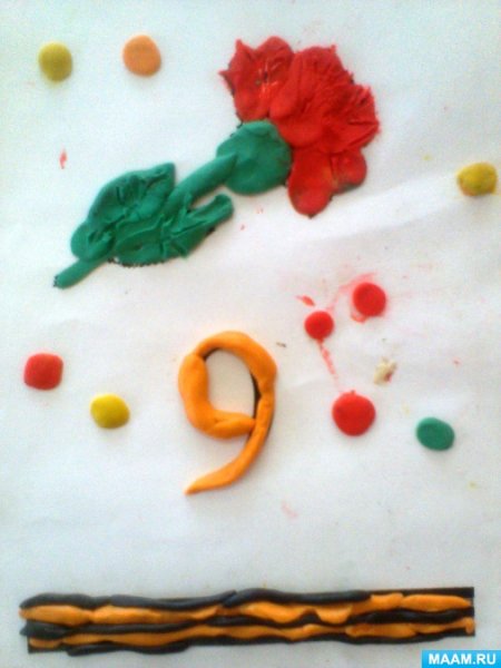 Лепка из пластилина ко Дню Победы