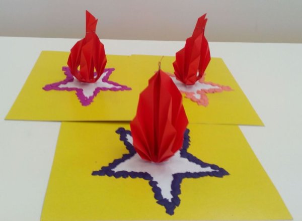 Конструирование вечный огонь