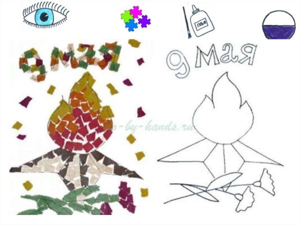 Заготовки для аппликации к 9 мая