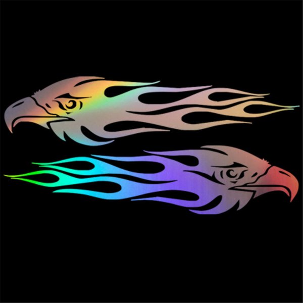 Наклейка огонь на машину