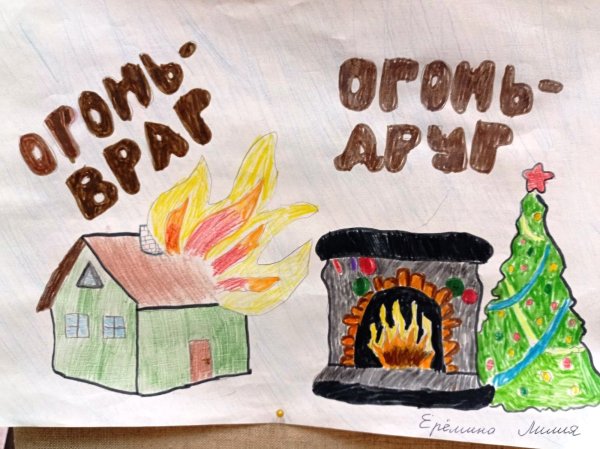 Огонь-друг огонь-враг рисунки