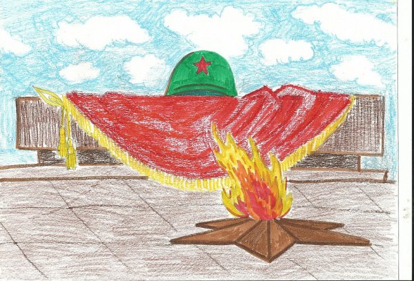 Рисунок на военную тематику