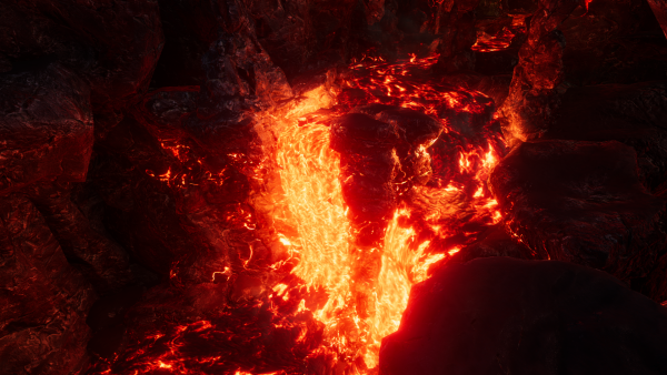 Огонь лава
