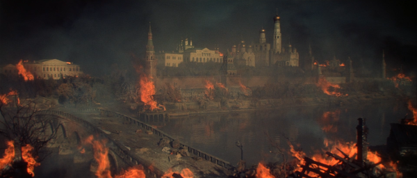 Пожар Москвы 1812 в фильме война и мир