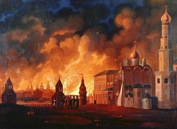 Айвазовский пожар Москвы в 1812