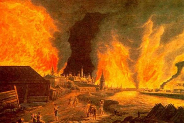 Айвазовский пожар Москвы в 1812 картина