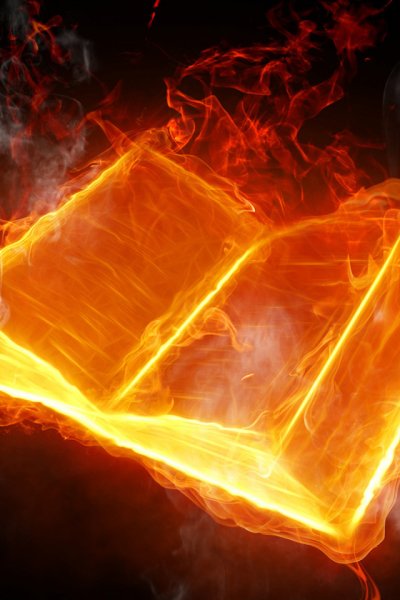 Горящая книга