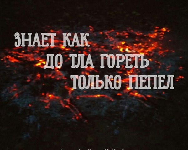 Жизнь на пепле