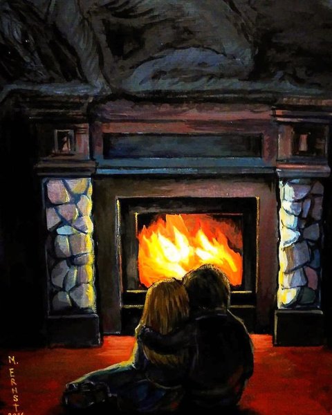 Вечер у камина