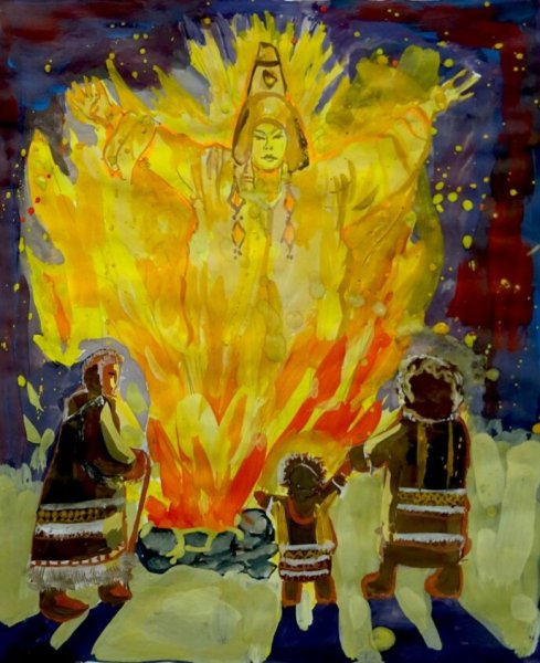 Сказки про огонь