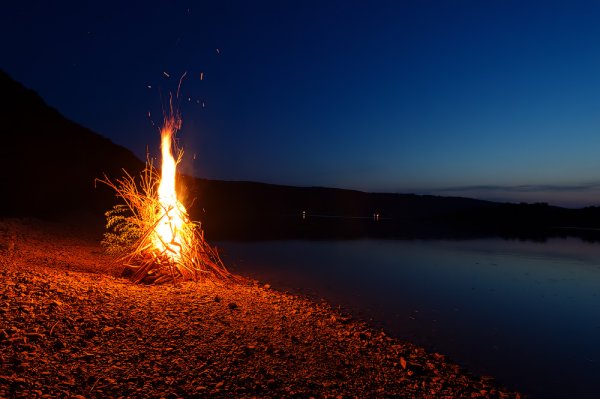 Красивый костер