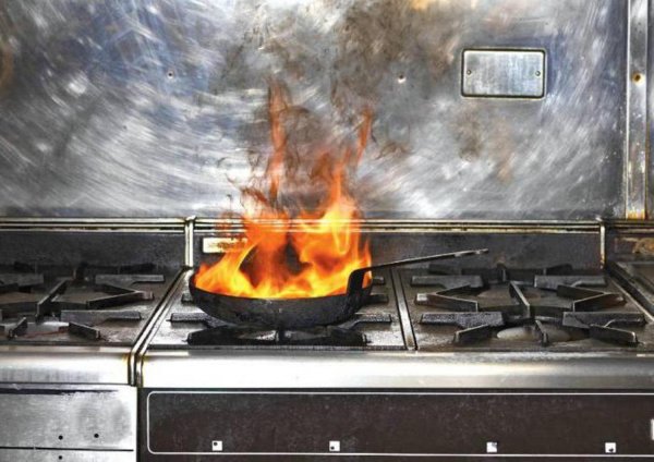 Горящая плита