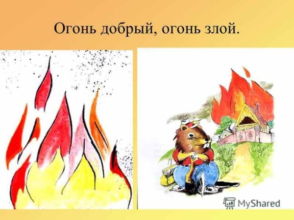 Огонь друг огонь враг для детей