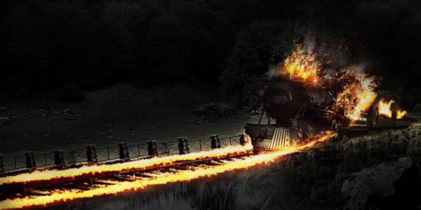 Огни паровоза