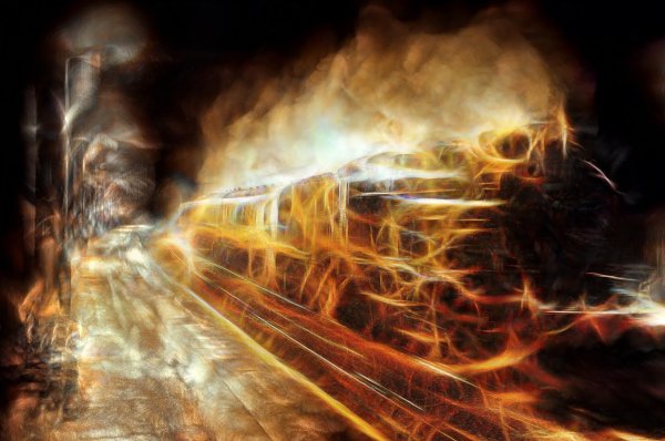 Огни паровоза