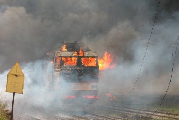 Пожар на Локомотиве