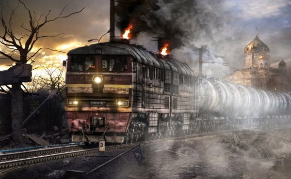 Поезд-призрак Локомотив метро