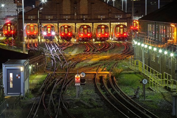 Депо поезда Британия