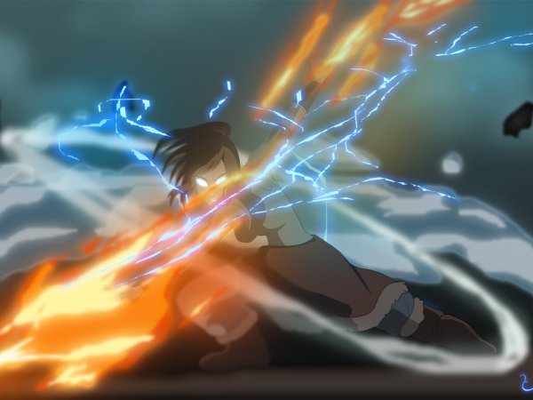 Аватар аанг молнии