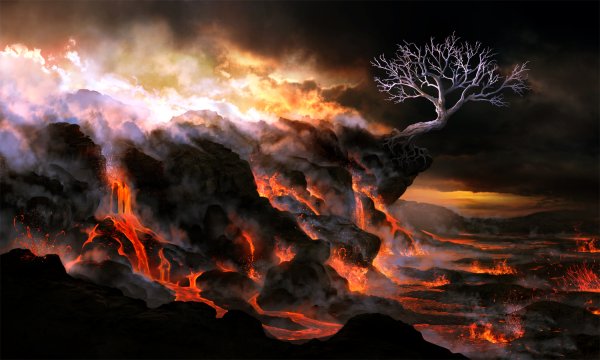 Тори Лангрейн Сакура на краю вулкана