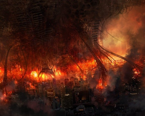 Город в огне