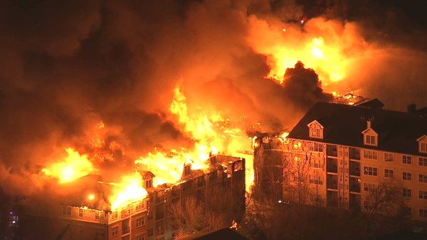 Огромный пожар