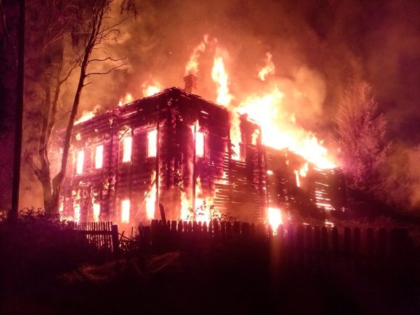 Пожар в доме