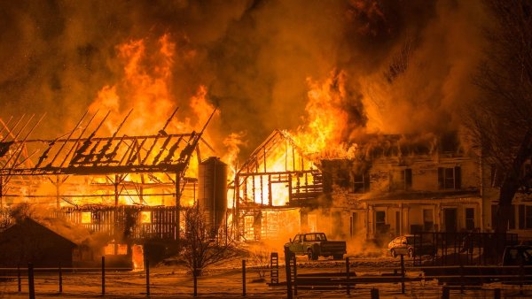 Сплошной пожар