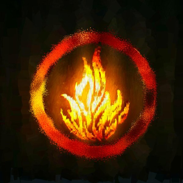 Огненный значок