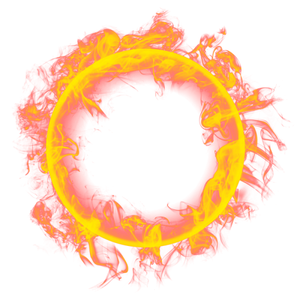 Огненное кольцо без фона