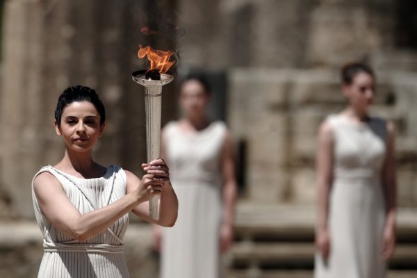 Олимпийский огонь в древней Греции