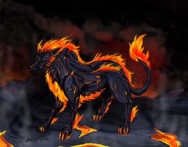 Огненный волк Пандемониум Тимофей