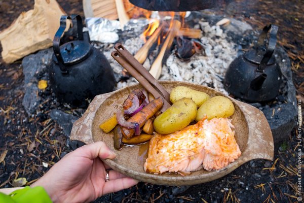 Завтрак на костре