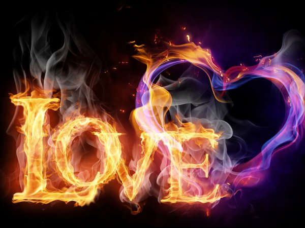 Красивая надпись в Огненная