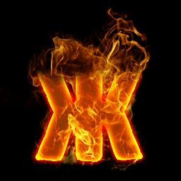 Буква ж в огне