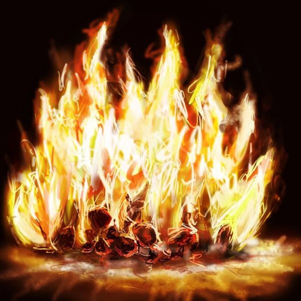Красивый огонь