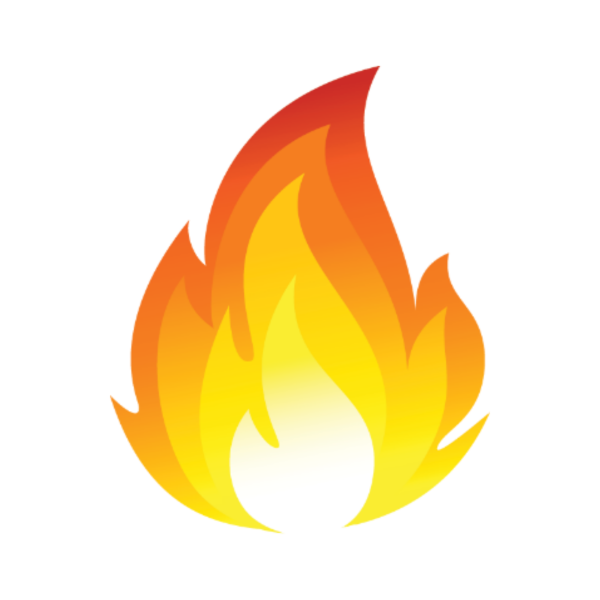 Огонь стикер