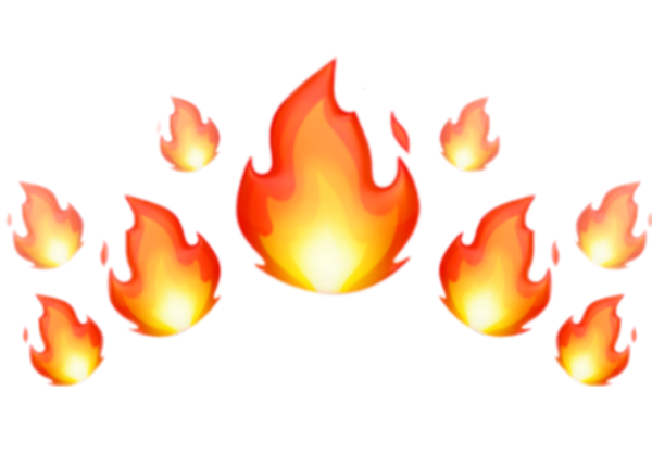 Эмодзи огонь
