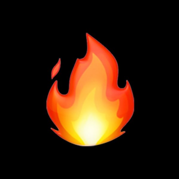 Огонь стикер