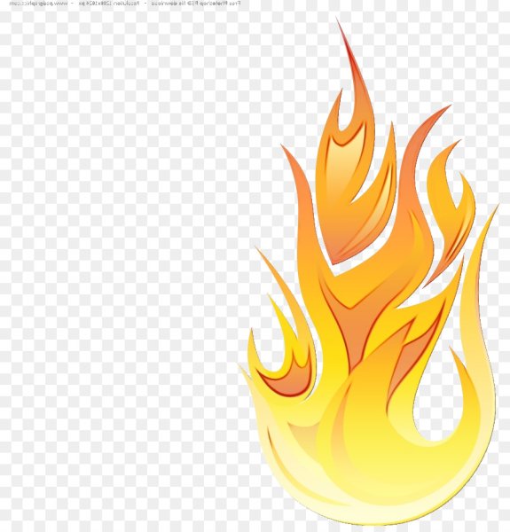 Огонь нарисованный