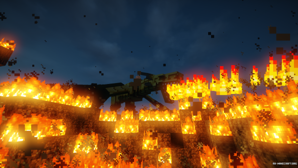 Minecraft Ice and Fire драконы