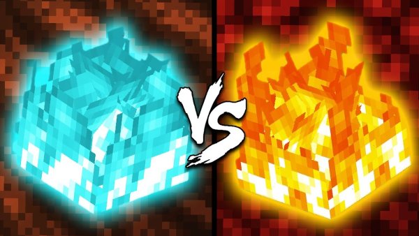 Огонь из МАЙНКРАФТА
