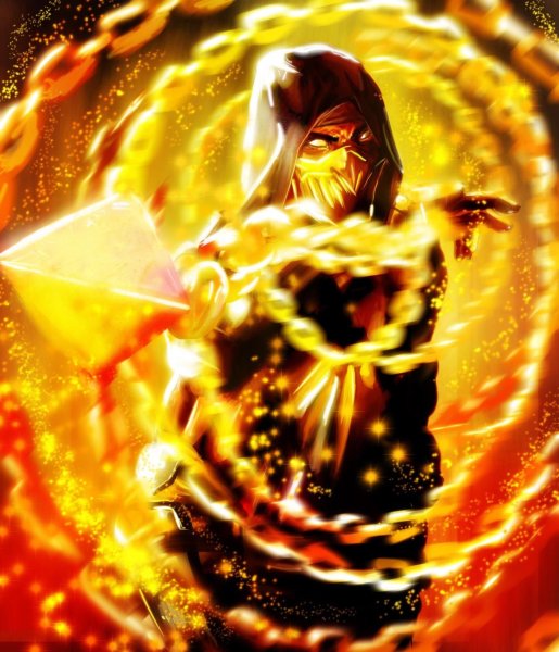 Огненный Скорпион мортал комбат