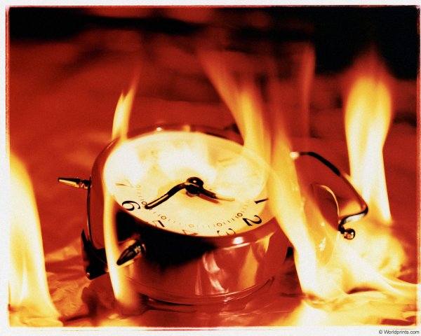Горящие часы