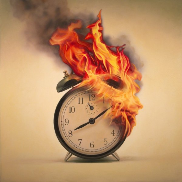 Часы в огне