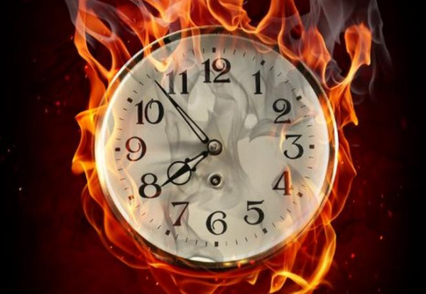 Сгоревшие часы