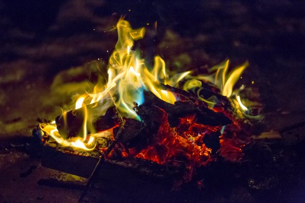 Пламя красивое фото