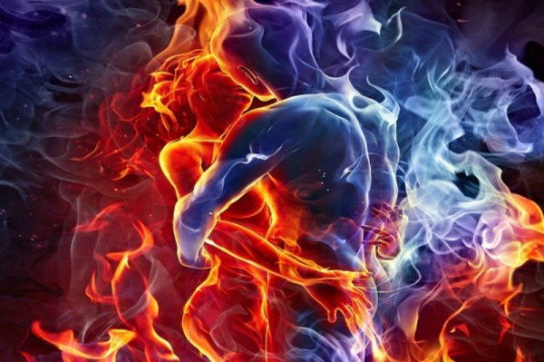 Лед и пламя мужчина и женщина