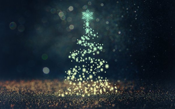 Елка с огоньками