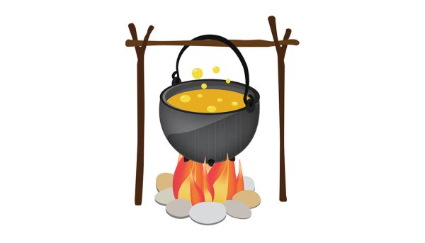 Котелок без фона